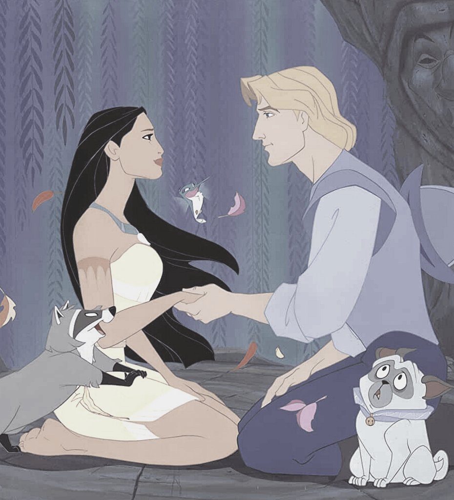 Disney Films: Pocahontas and John Smith
